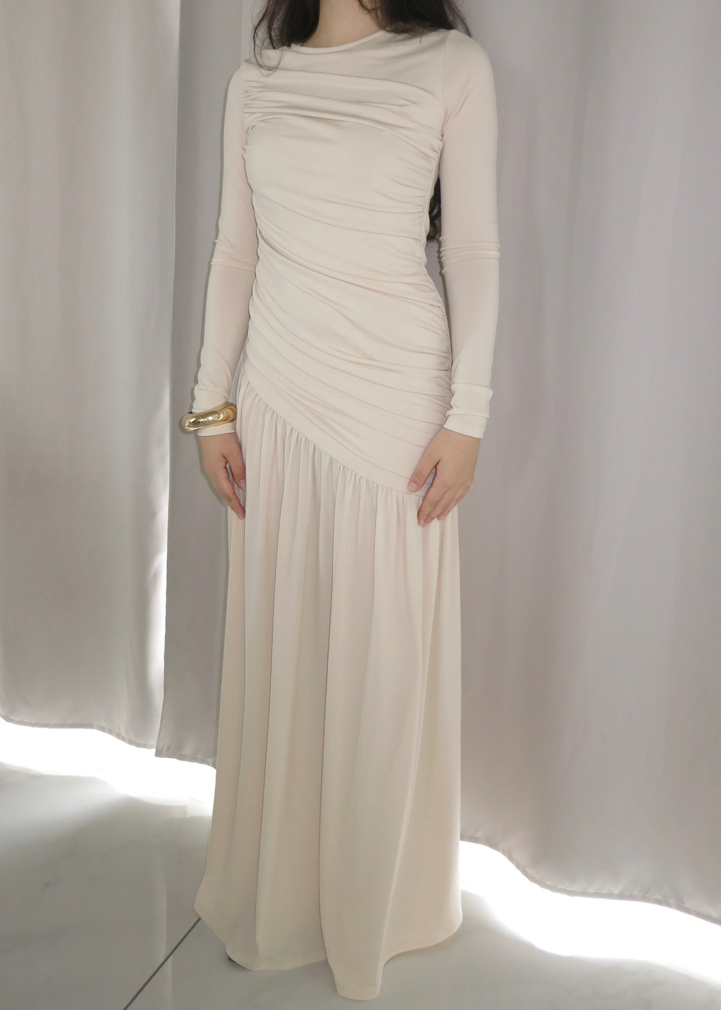 BEIGE AZURE DRESS NO.2