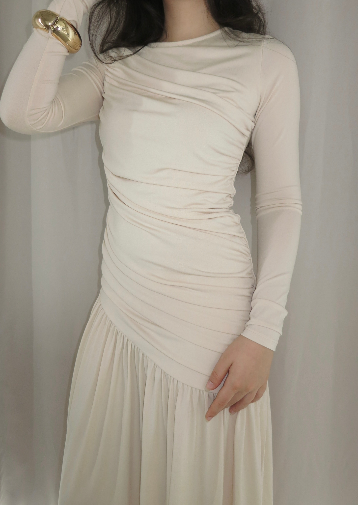 BEIGE AZURE DRESS NO.2